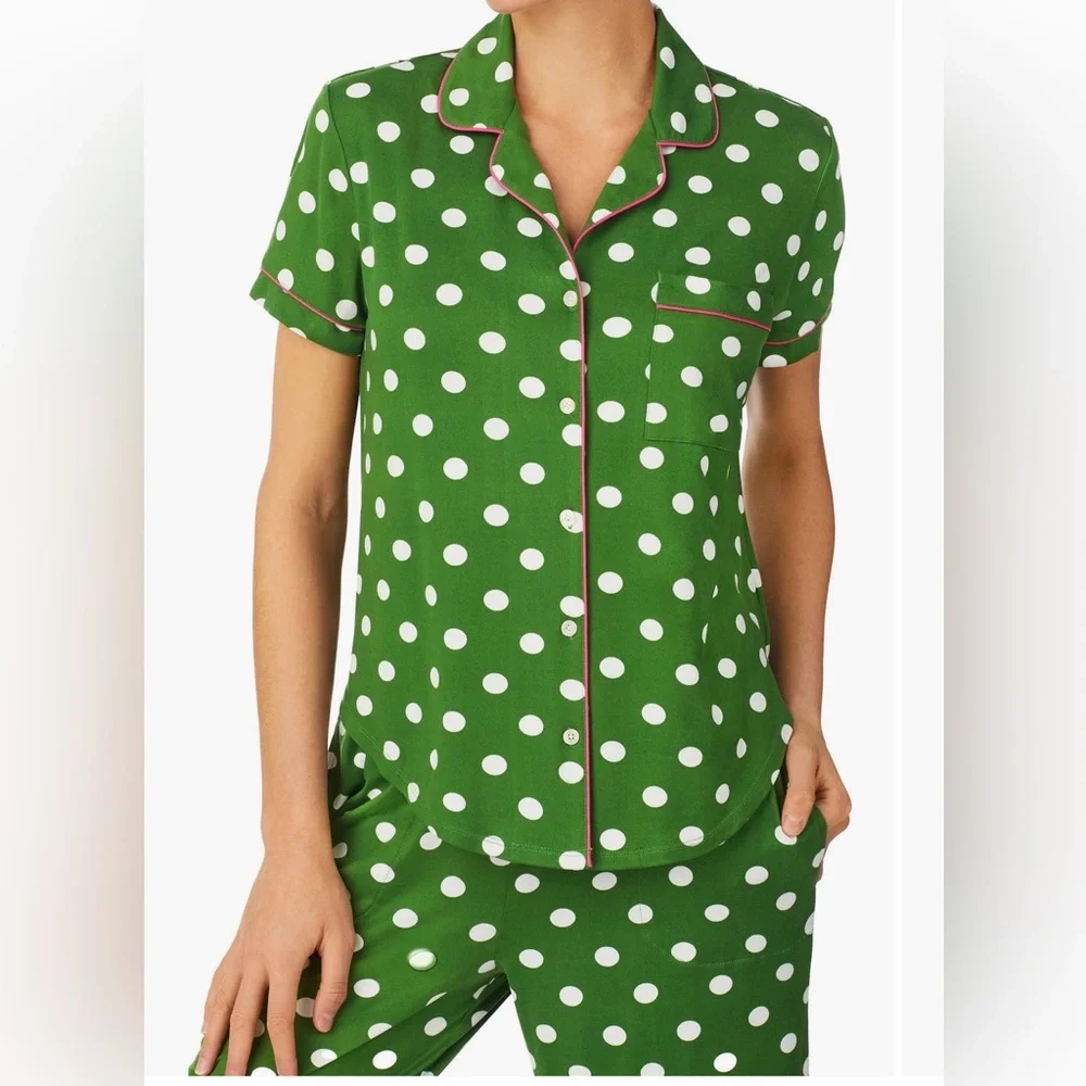 Kate Spade NEW NY Print crop PJ Set Size 1X